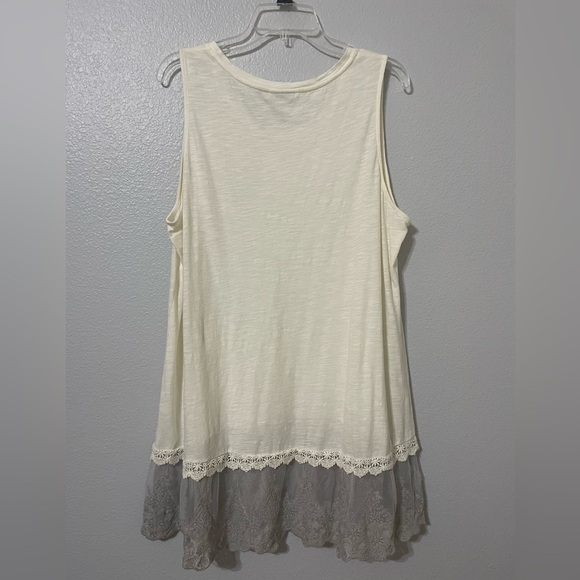 Beige Lace Shirt - Picture 3 of 5